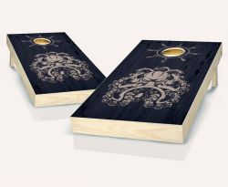 "Mean Octopus" Cornhole Set